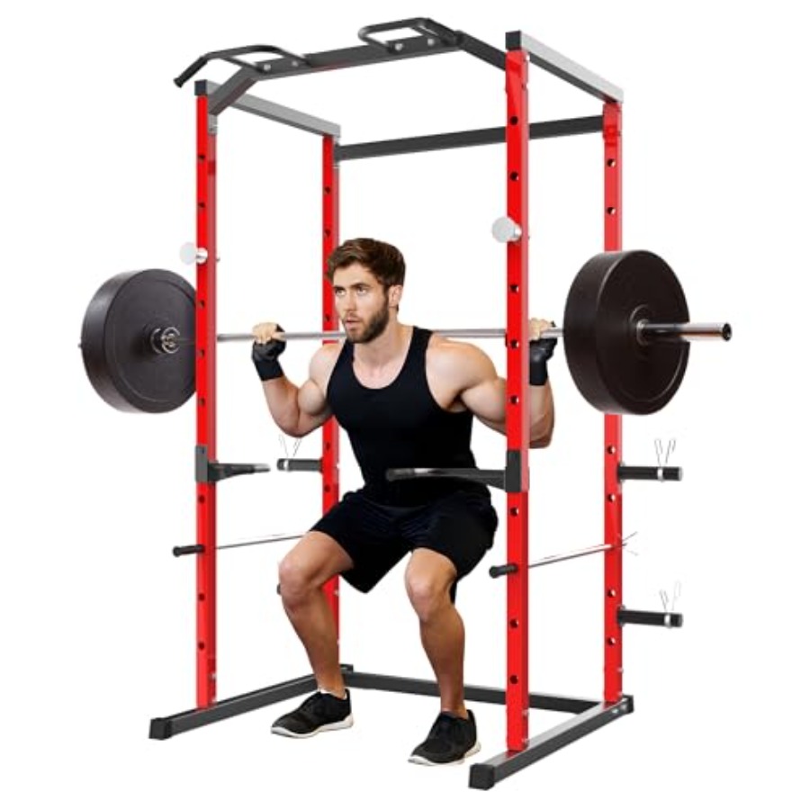 Home Gym Pull Up Bar - Ayarlanabilir J-Kancaları ve Güvenlik Bağlantılarıyla Evde