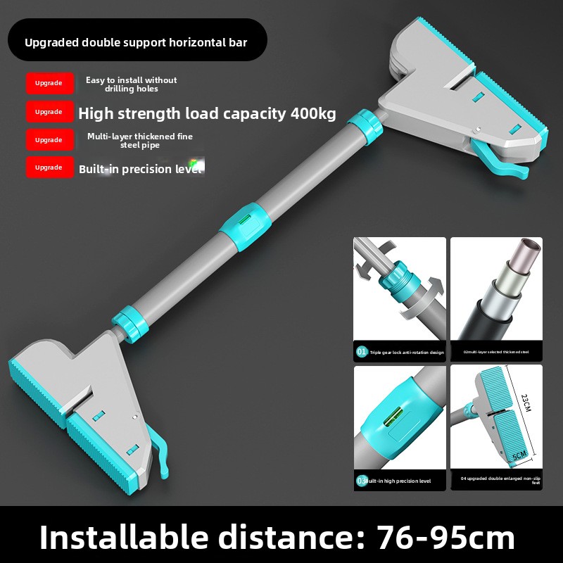 Home Gym Wall Mounted - Delme Gerektirmeyen Kapı Kasası Barfiks Çubuğu