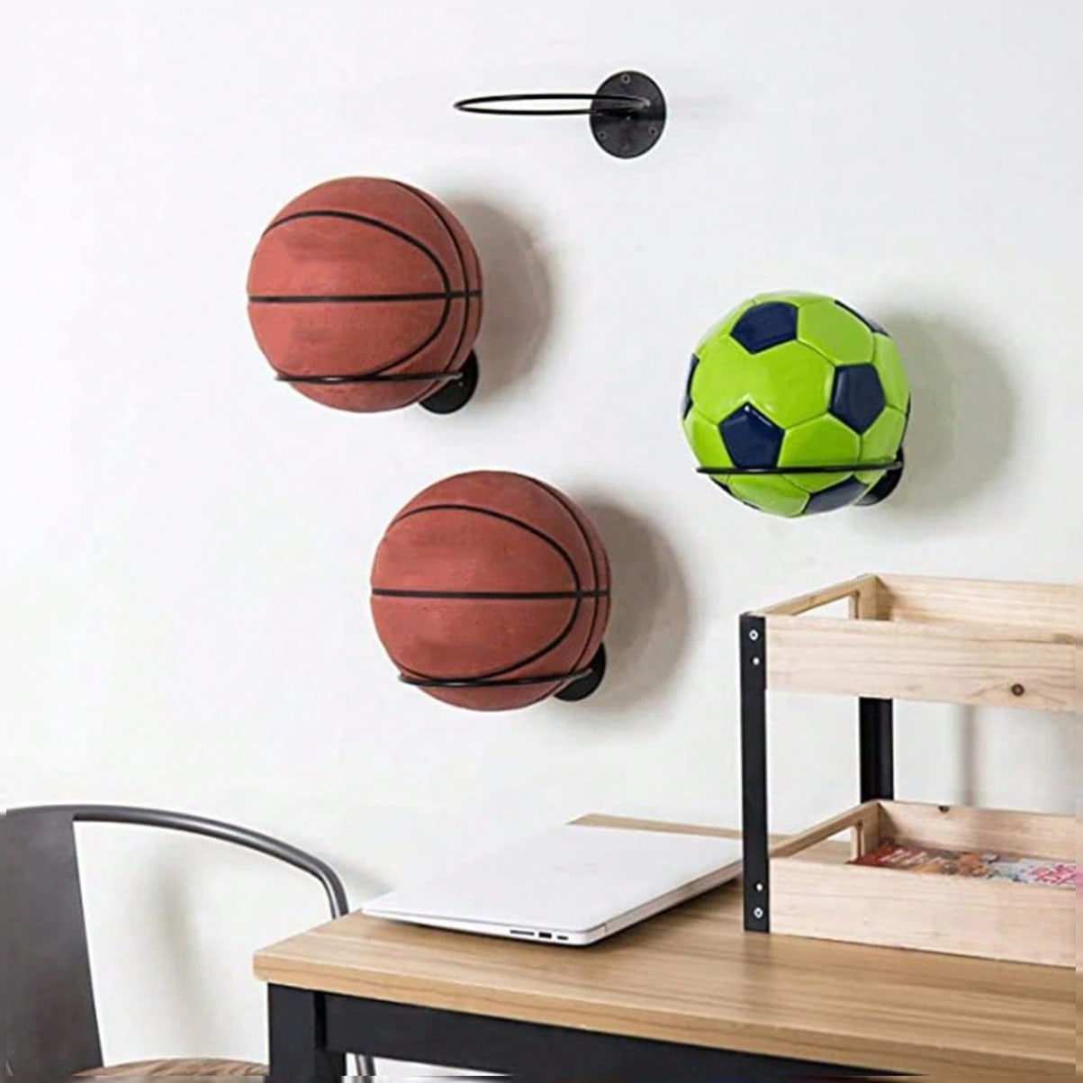 Home Gym Installation - Yerden Tasarruf Sağlayan Duvara Monte Basketbol