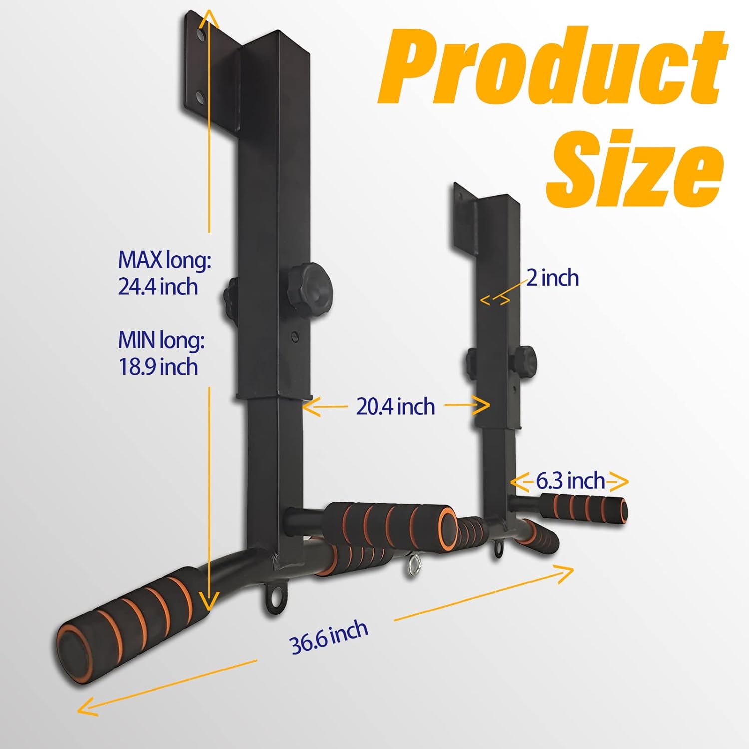 Home Gym Wall Mounted - Çok Fonksiyonlu Dip İstasyonu Duvara Monte