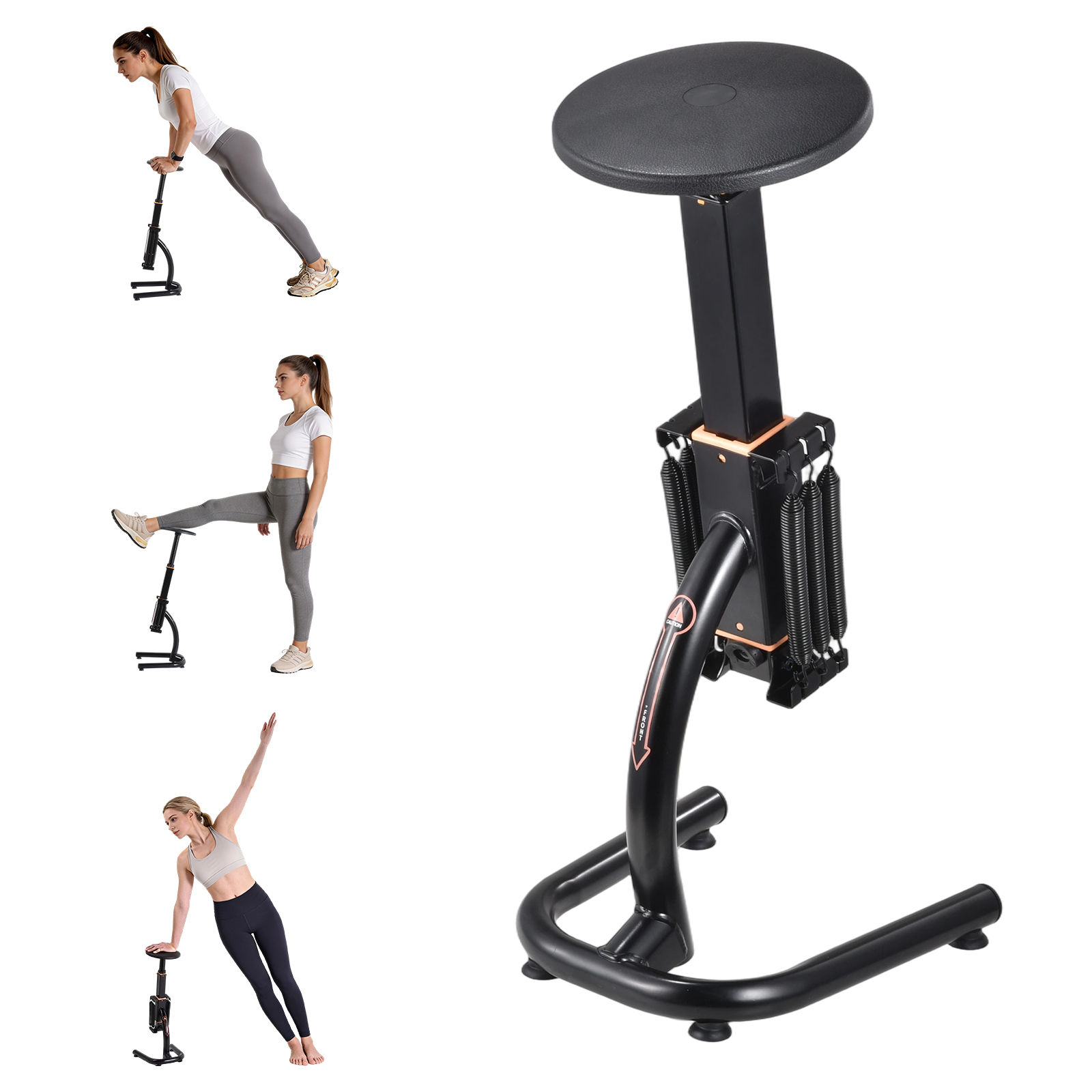 Home Gym Hamstring Exercises - Yüksekliği Ayarlanabilir, Değişken Yoğunluklu Glutes Antrenörü,