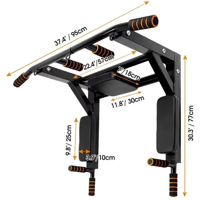 Home Gym Wall Mounted - Duvara Monte Edilebilir Barfiks Çubuğu, İç