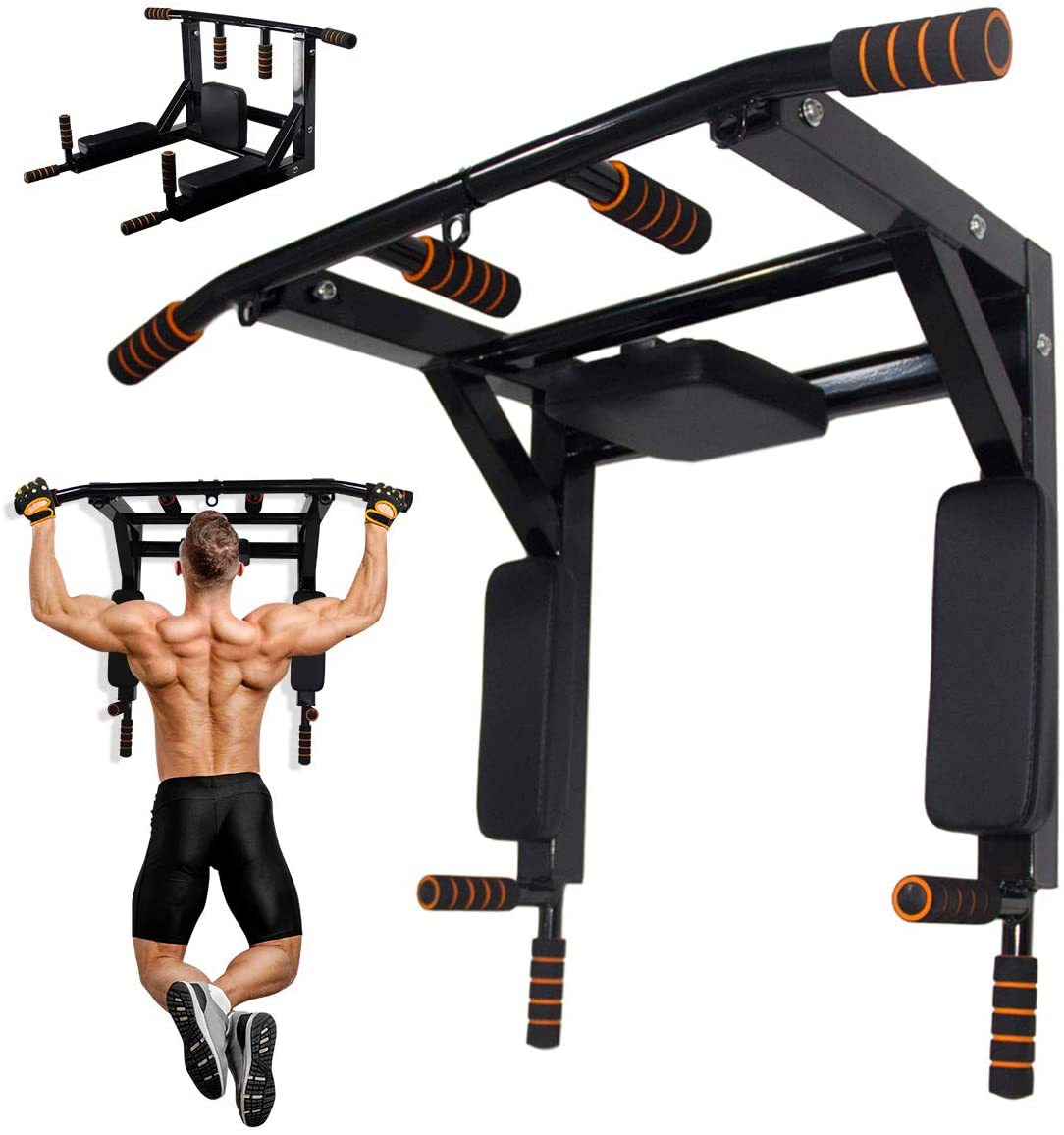 Home Gym Pull Up Bar - Duvara Monte Edilen Barfiks ve Dip