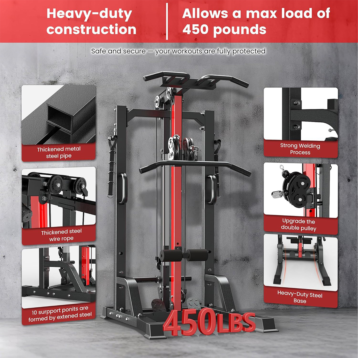 Pooboo Ev Spor Aleti - Lat Pul - Home Gym Leg incelemesi ve fiyatı