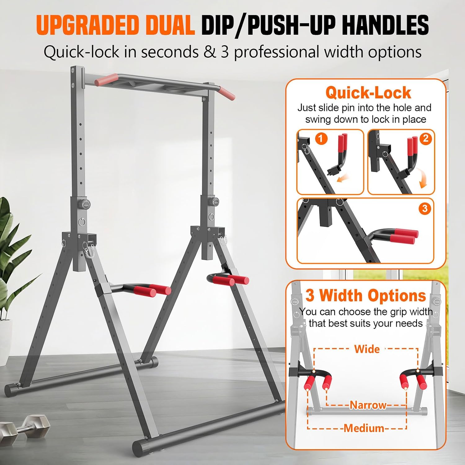 Katlanabilir Güç Kulesi Dip İs - Home Gym Pull Up Bar incelemesi ve fiyatı