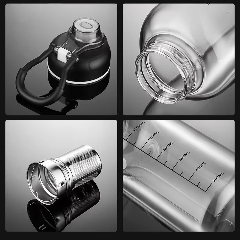 800/2500 ml Büyük Cam Su Şişes - Kettler Home Gym incelemesi ve fiyatı